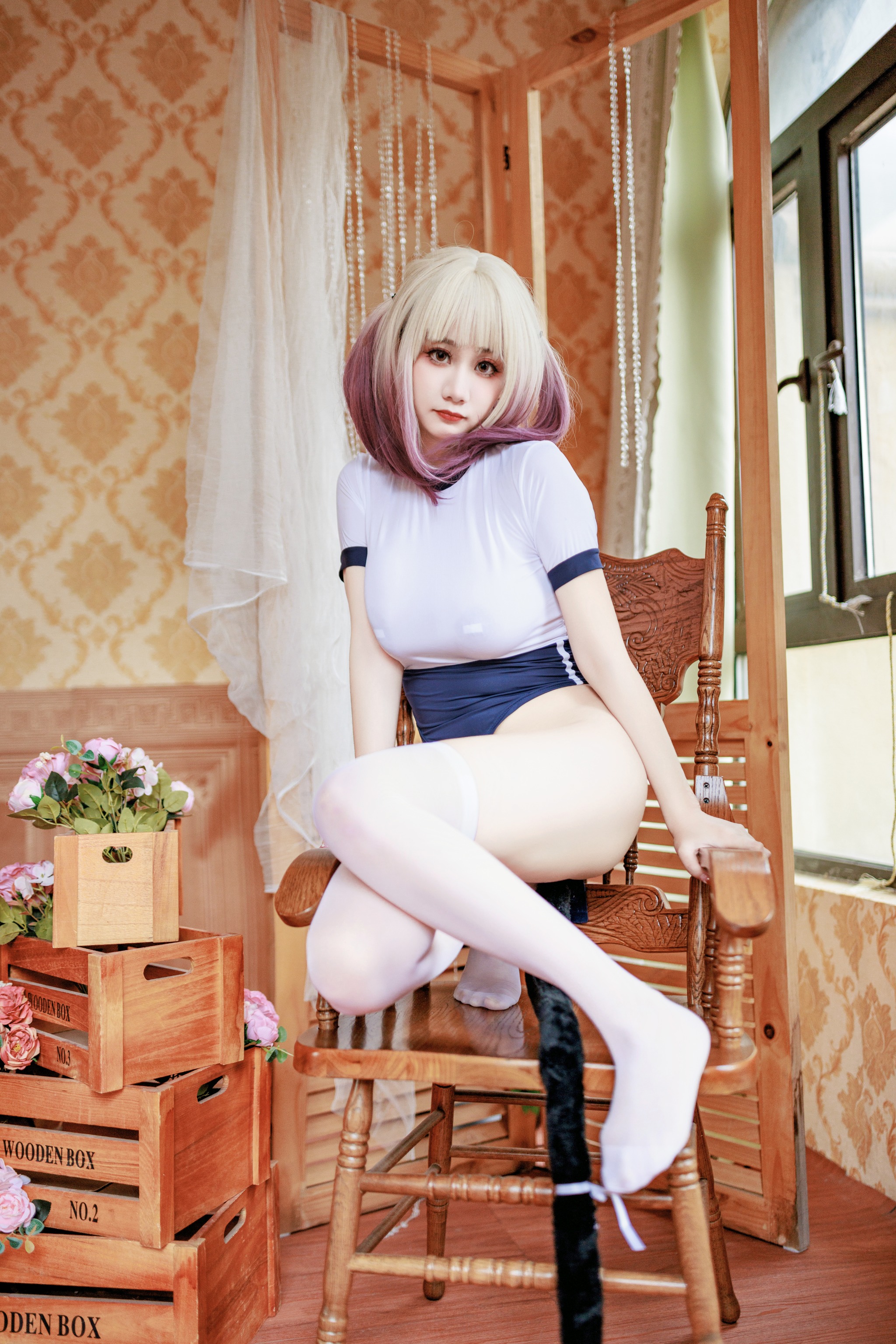 阿雪雪 - NO.075 连体体操服[71P]-XikXak